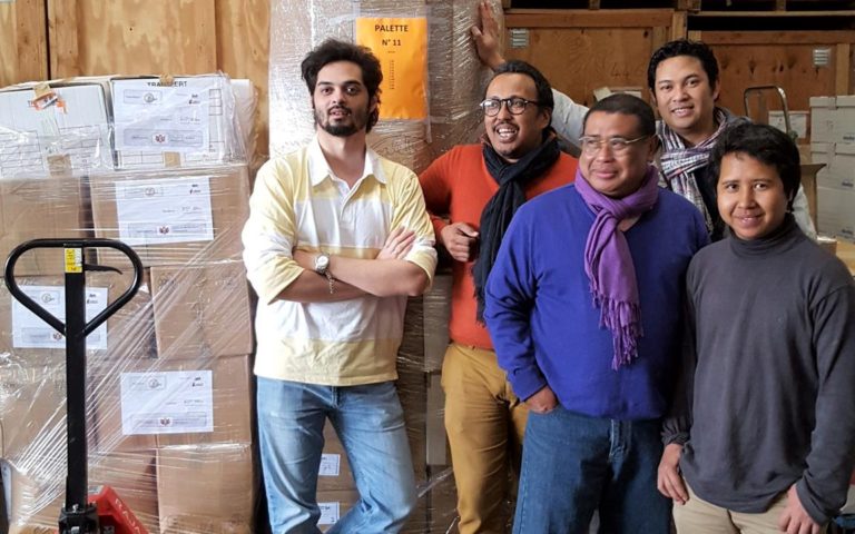 Mise en œuvre d’un container de matériels médicaux