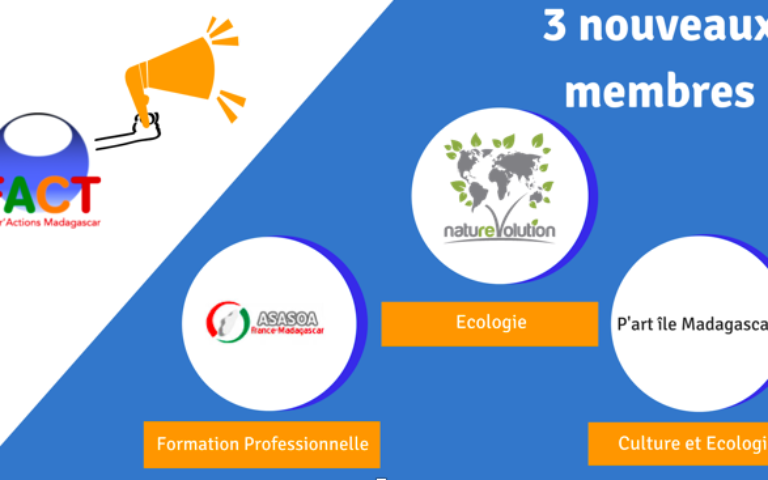 ASASOA, Naturevolution et P’art île Madagascar rejoignent FACT !